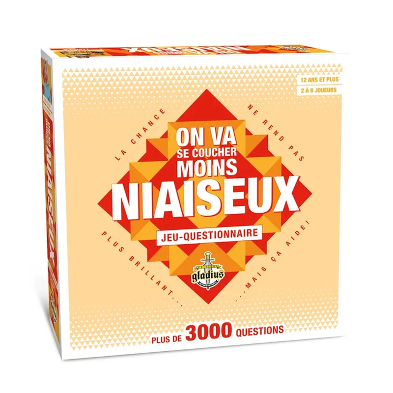 "On Va Se Coucher Moins Niaiseux" Quizz Game, French Version, 1 Count