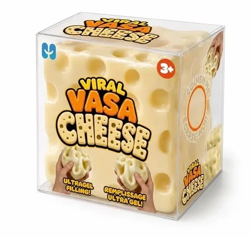 Viral Vasa Cheese Squishy Toy, 1 Count