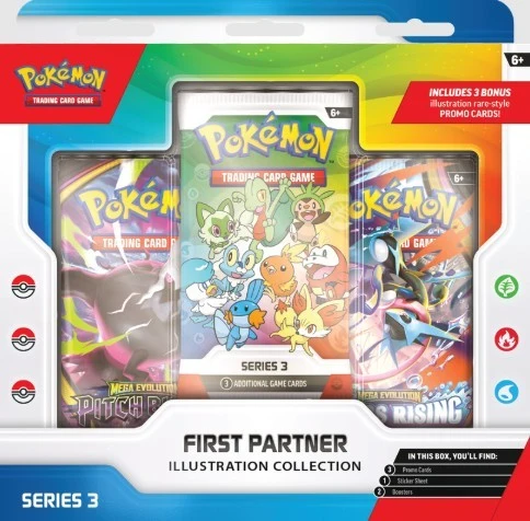 Pokemon First Partner Illustration Collection Series 3 - Premiers partenaiers collection d'illustrations Série 3