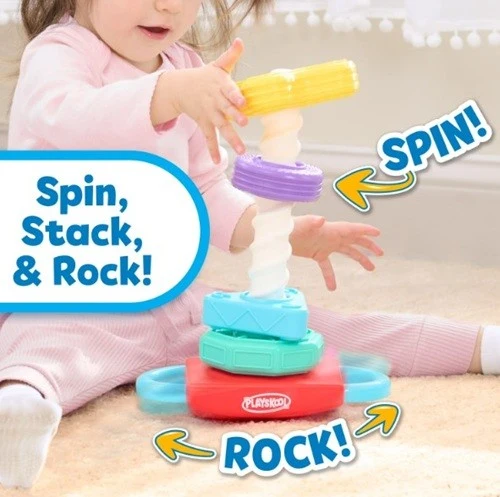 Playskool Spin n' Rock Stacker - Empileur