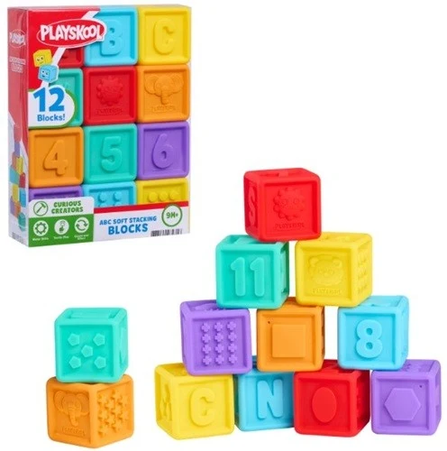 Playskool ABC Soft Stacking Blocks - Blocs ABC empilables souples