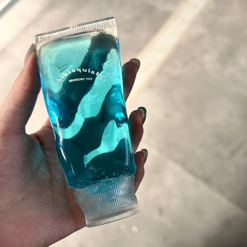 Clear Toothpaste Tube Stress Ball