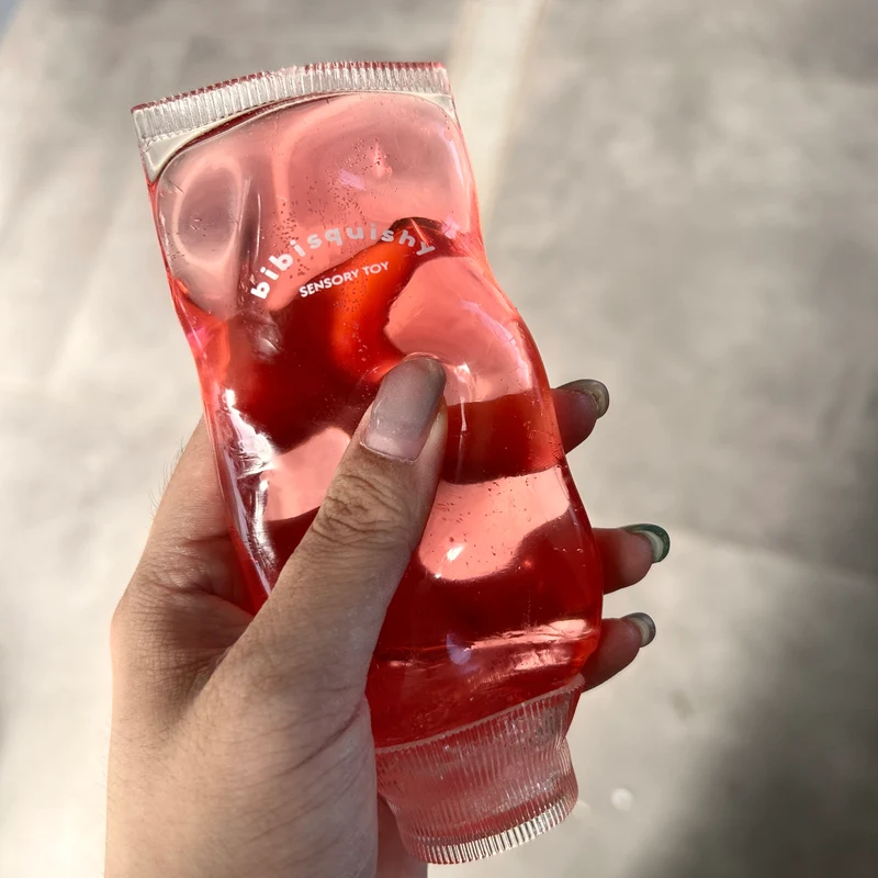 Clear Toothpaste Tube Stress Ball