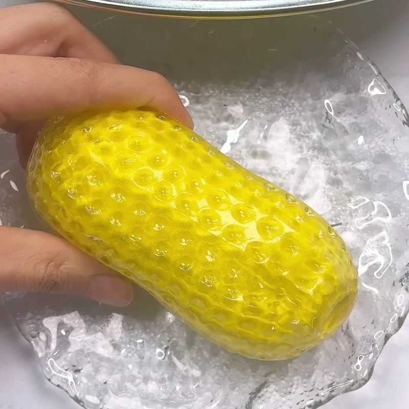 Yellow Peanut Stress ball