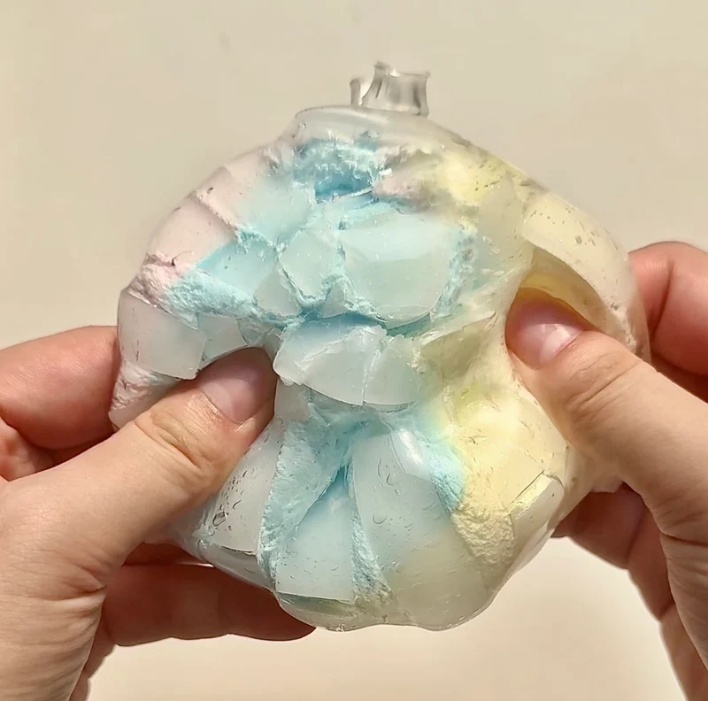 Neapolitan Crunchy Shell Wax Ball