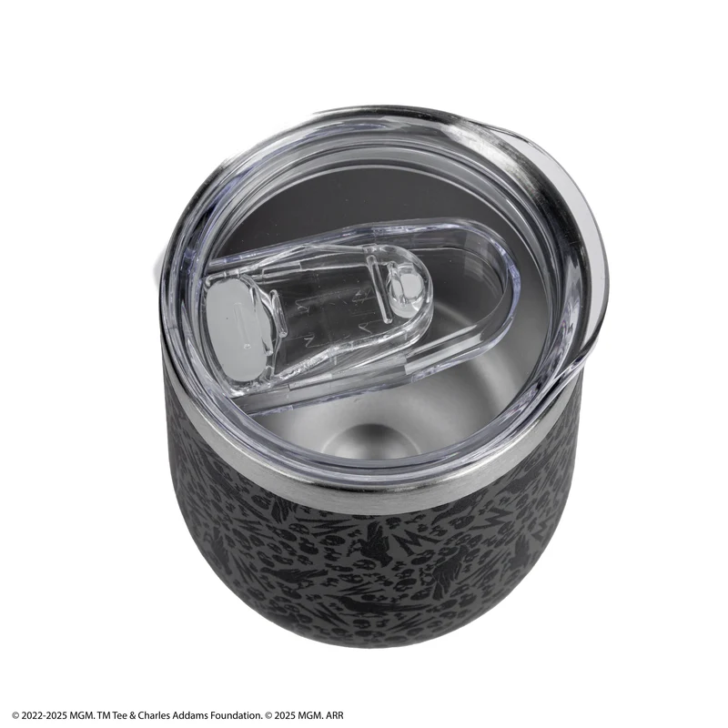 Stitched in Black Thermal Travel Mug