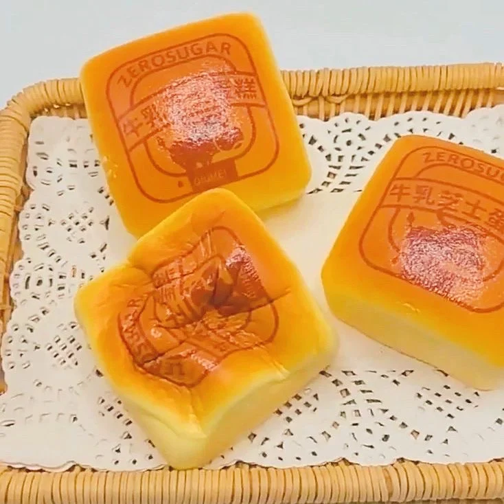 Slow Rising Squishy Cheese Cake Stress Relief Decompression Toy