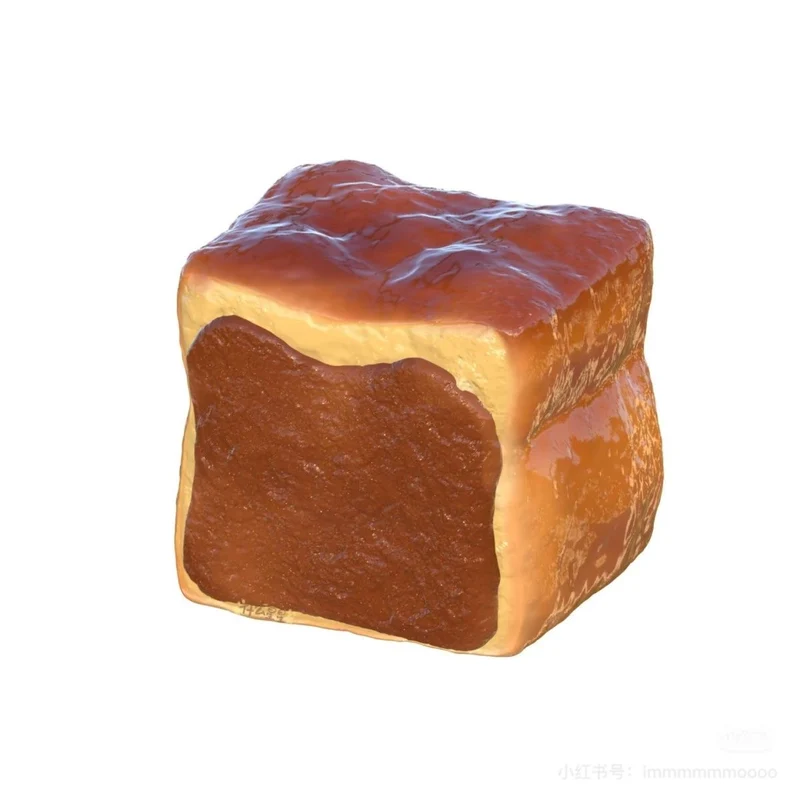Slow Rising Squishy Beef Toast Stress Relief Decompression Toy