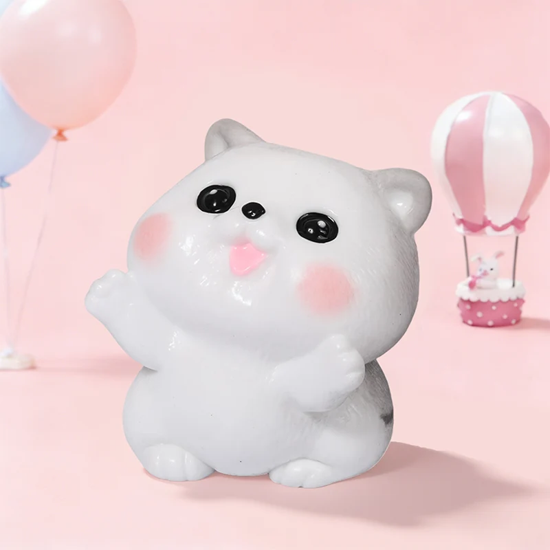 FUFUSQUISHY 1000g Kawaii Puffy Hamster Taba Squishy