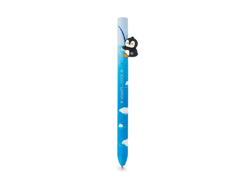 Stylo Free Hugs Retractable Ballpoint - Pingouin - Encre bleue