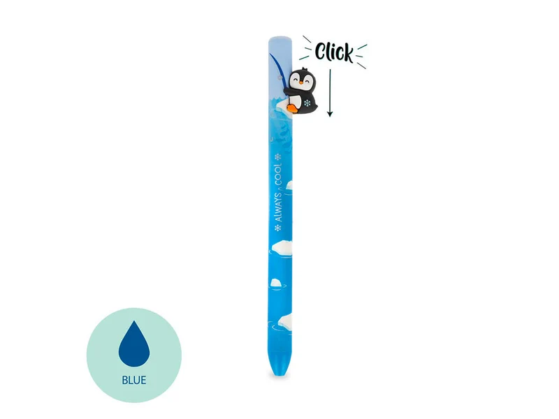 Stylo Free Hugs Retractable Ballpoint - Pingouin - Encre bleue