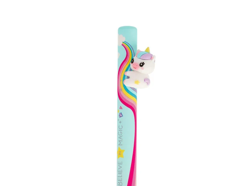 Stylo Free Hugs Retractable Ballpoint - Licorne - Encre rose