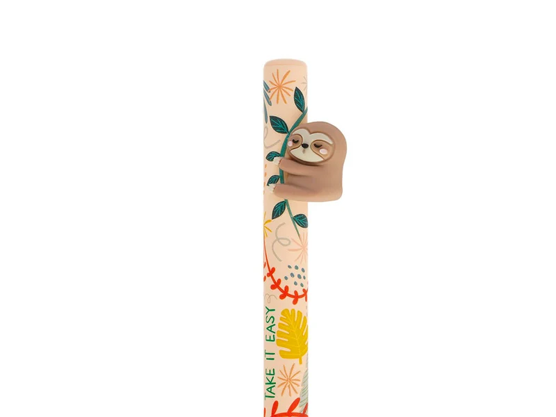 Stylo Free Hugs Retractable Ballpoint - Paresseux - Encre verte