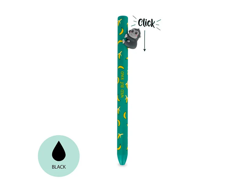 Stylo Free Hugs Retractable Ballpoint - Gorille - Encre noire