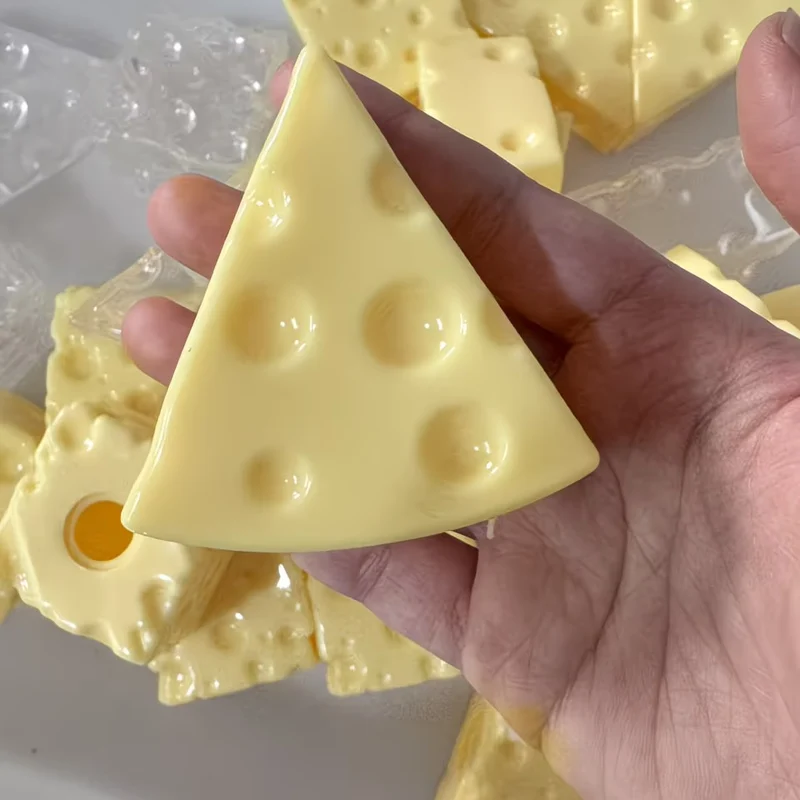 Cheese Stress Ball Skin w/ Plug