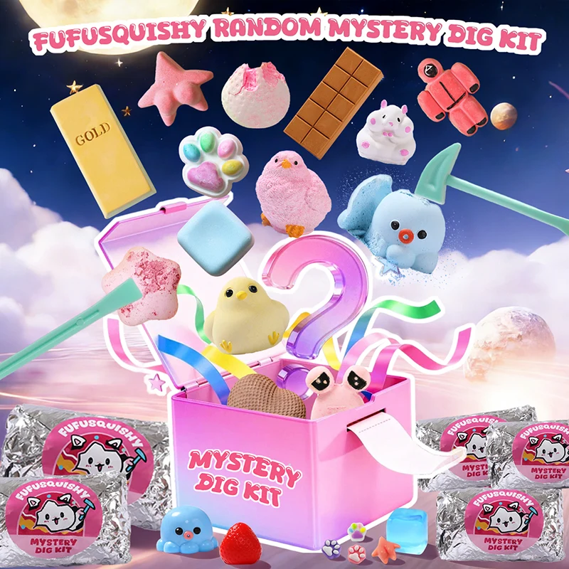 FUFUSQUISHY Mystery Dig Kit