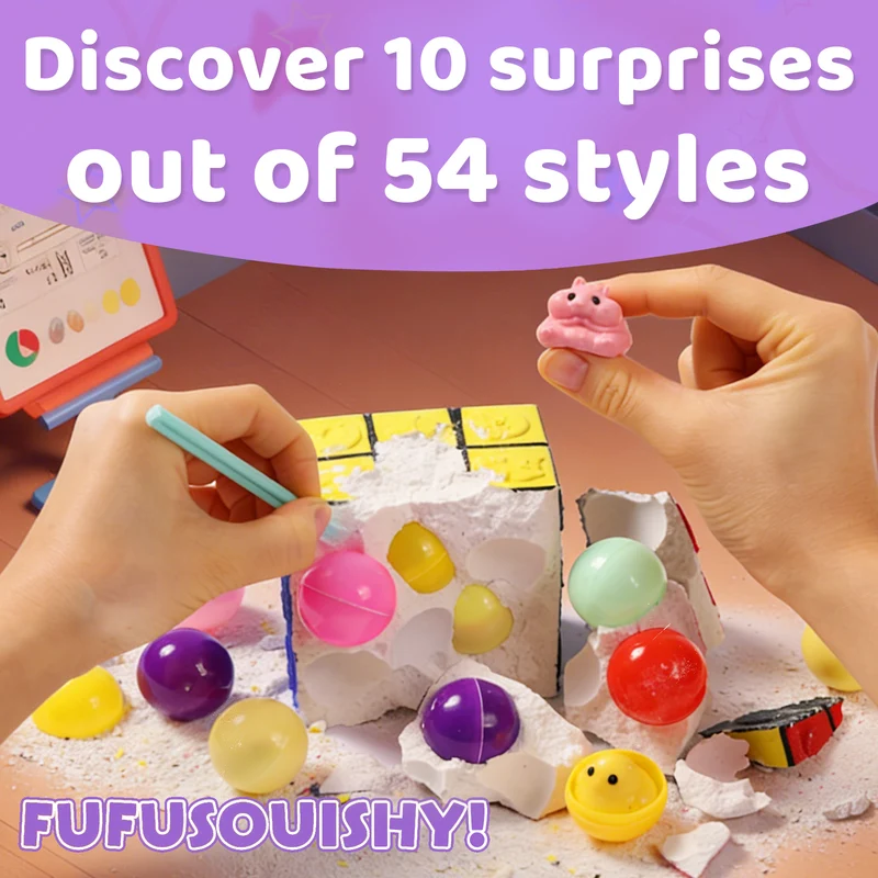 FUFUSQUISHY Magic Cube Surprise Dig Kit