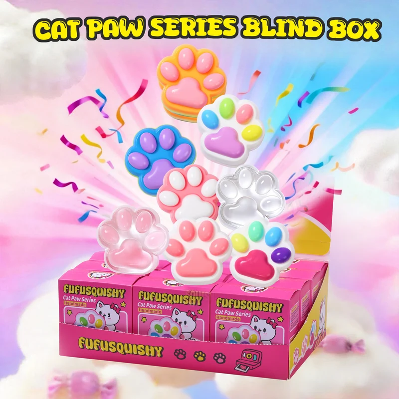 FUFUSQUISHY Cat Paw Squishy Blind Box