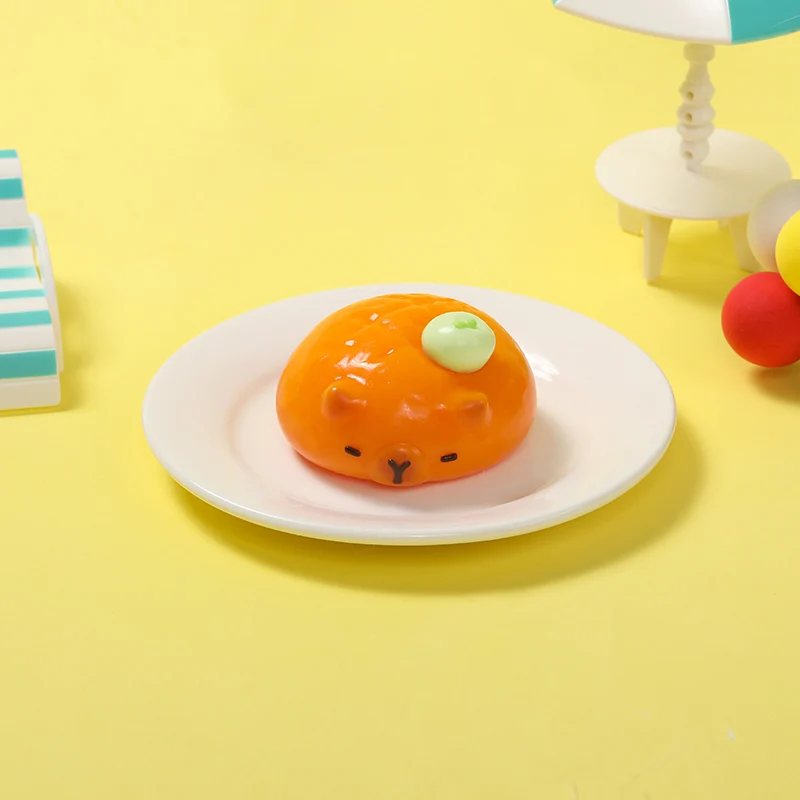Orange Chubby Capybara Squishy
