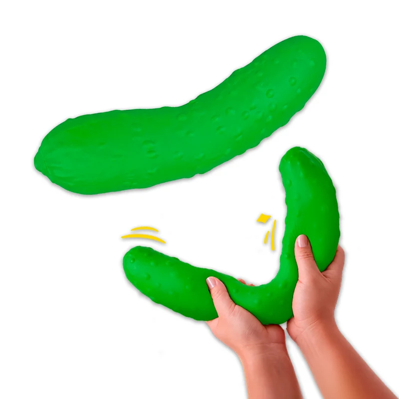 Oh My Squish Jumbo Pickle Squishy Toy, 1 Count