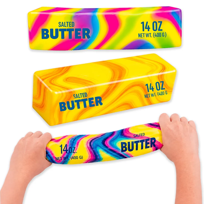 Oh My Squish Jumbo Butter Tie Dye Squishy Toy, Assortment, 1 Count