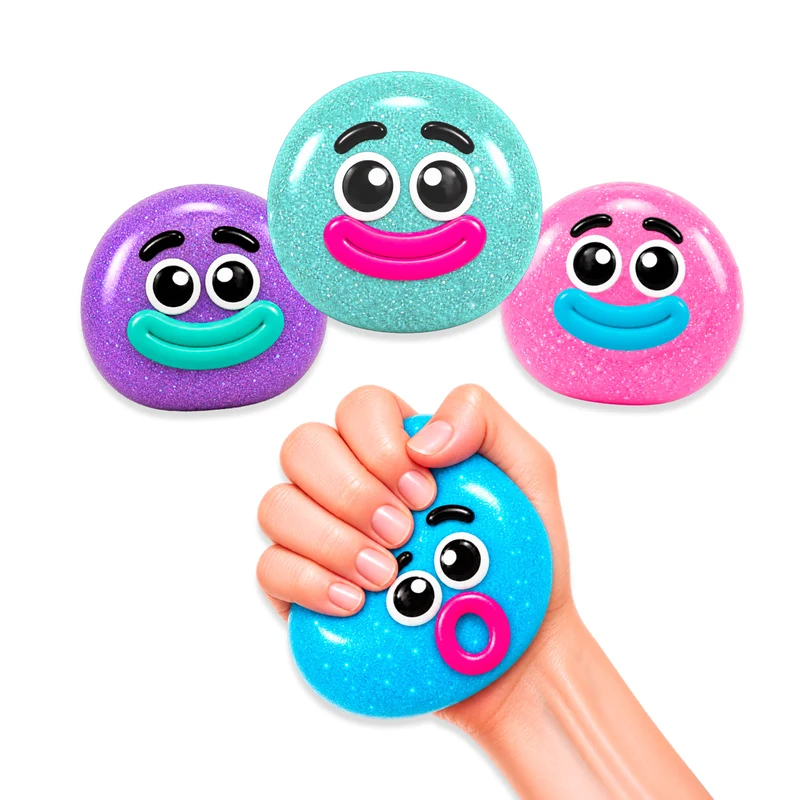 Glitter Squisher Toy, Assortment, 1 Count