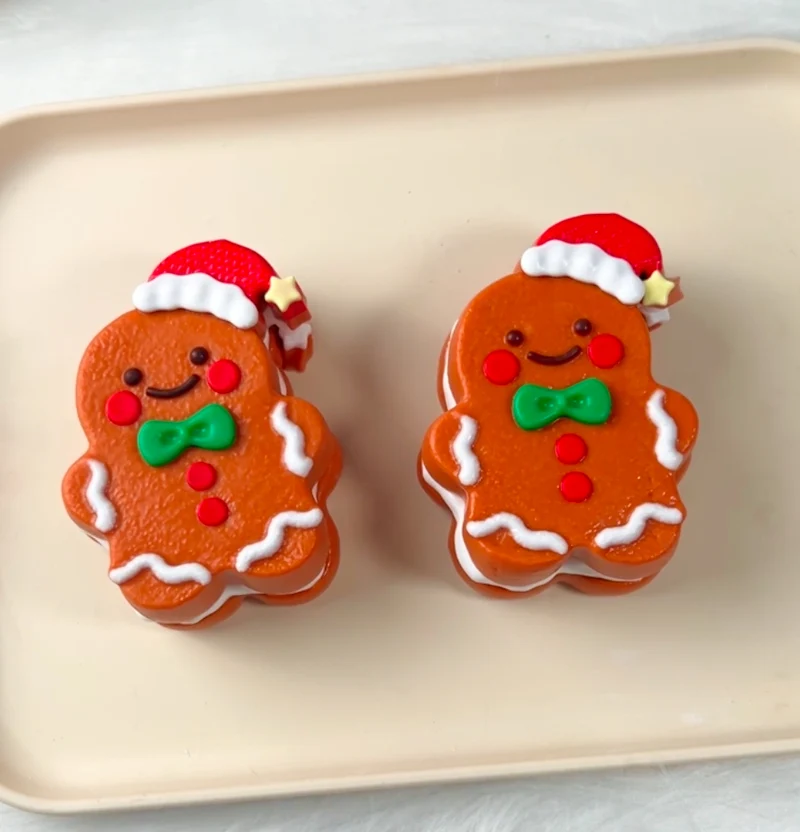 Santa Hat Gingerbread Man