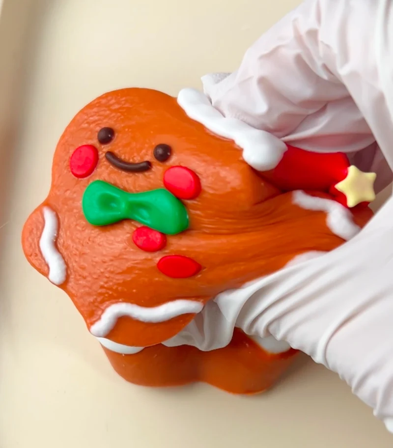 Santa Hat Gingerbread Man
