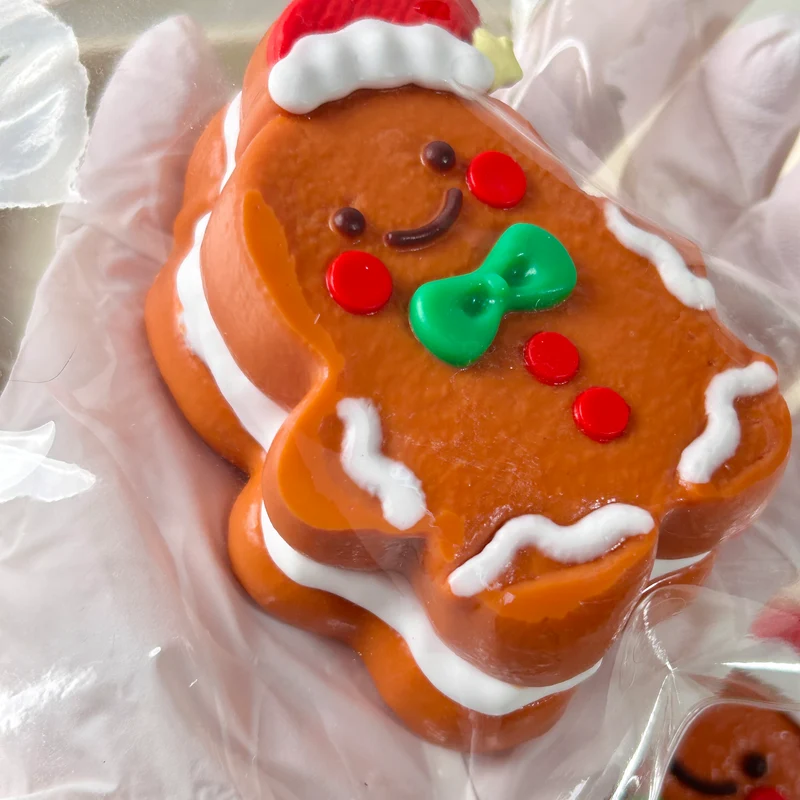 Santa Hat Gingerbread Man