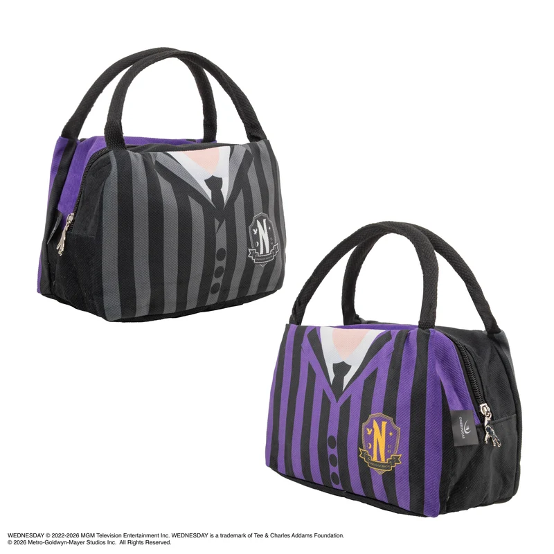 Nevermore Black & Purple Lunch bag