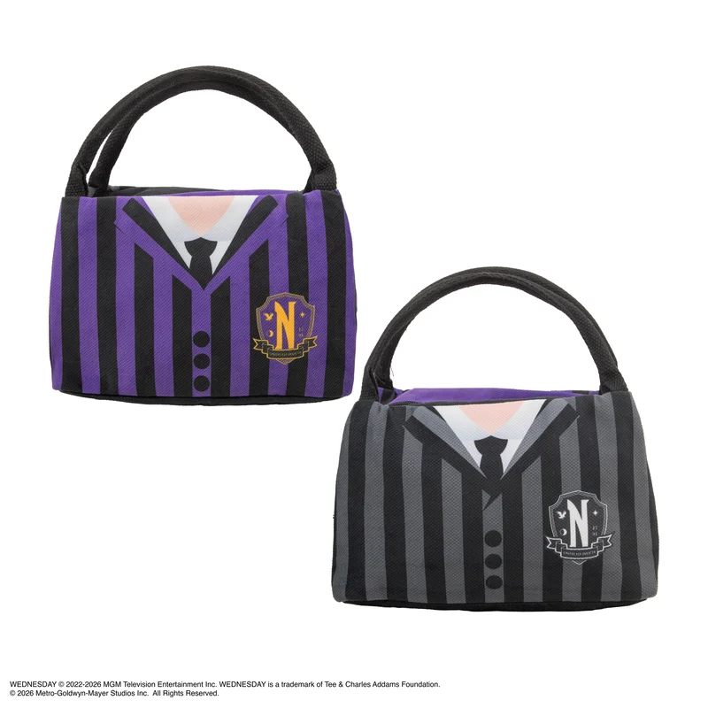 Nevermore Black & Purple Lunch bag