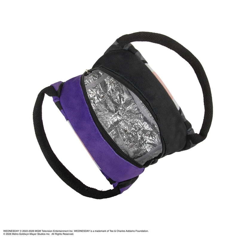 Nevermore Black & Purple Lunch bag