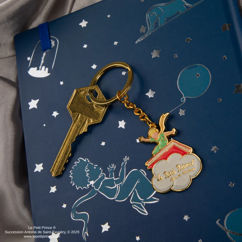 Waves of Wonder Metal Keychain