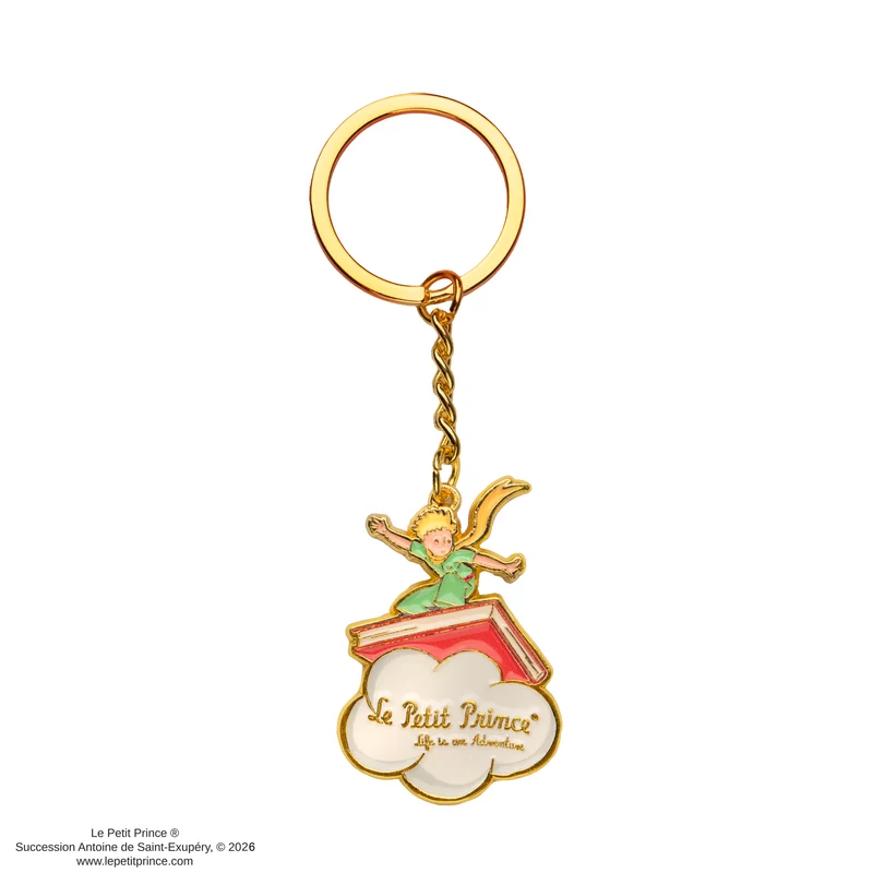 Waves of Wonder Metal Keychain