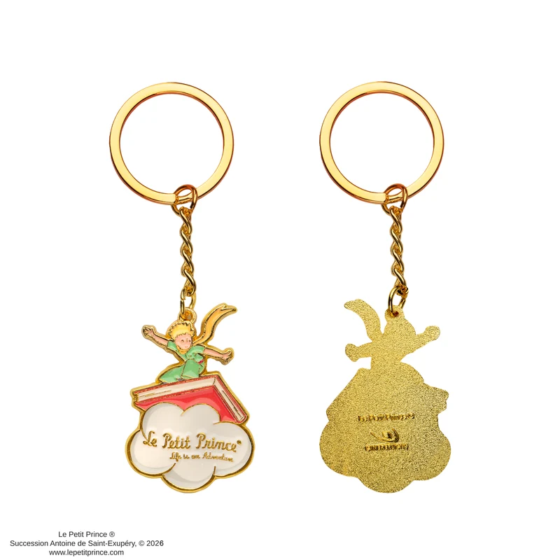 Waves of Wonder Metal Keychain