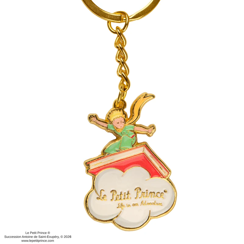 Waves of Wonder Metal Keychain