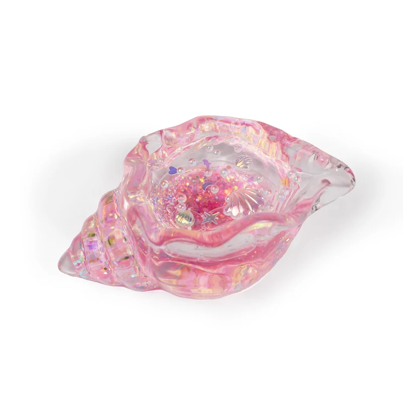 Sequined Transparent Conch Sea Shell