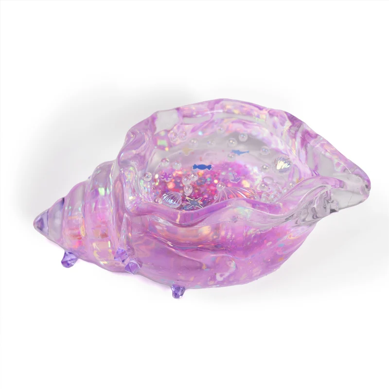 Sequined Transparent Conch Sea Shell