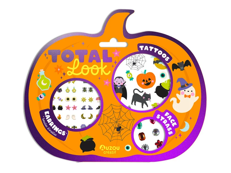 Kit face strass Total Look Halloween - Auzou