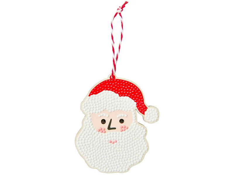 DIY-Set Diamond Painting - Pendentif Père Noël - Rico