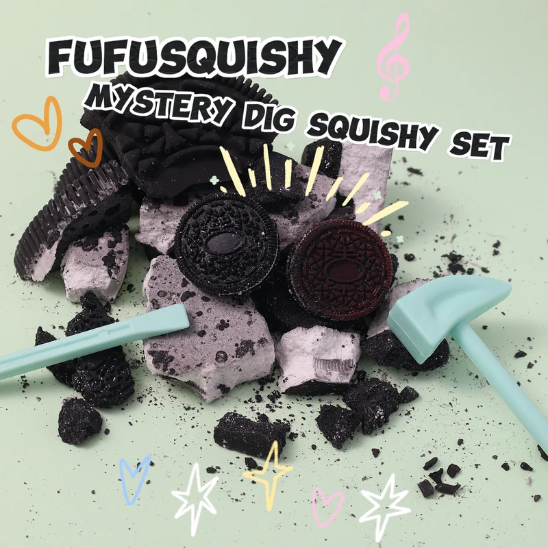 FUFUSQUISHY Cookie Squishy Dig Kit