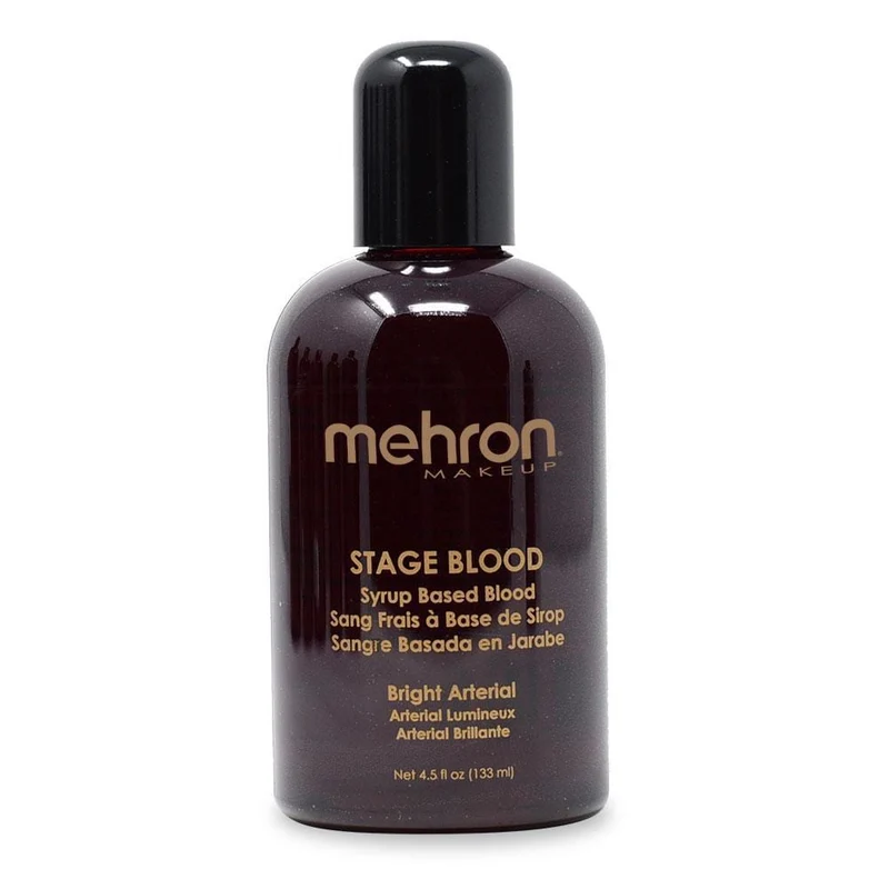 Mehron Bright Arterial Red Stage Blood, 4.5 ounces