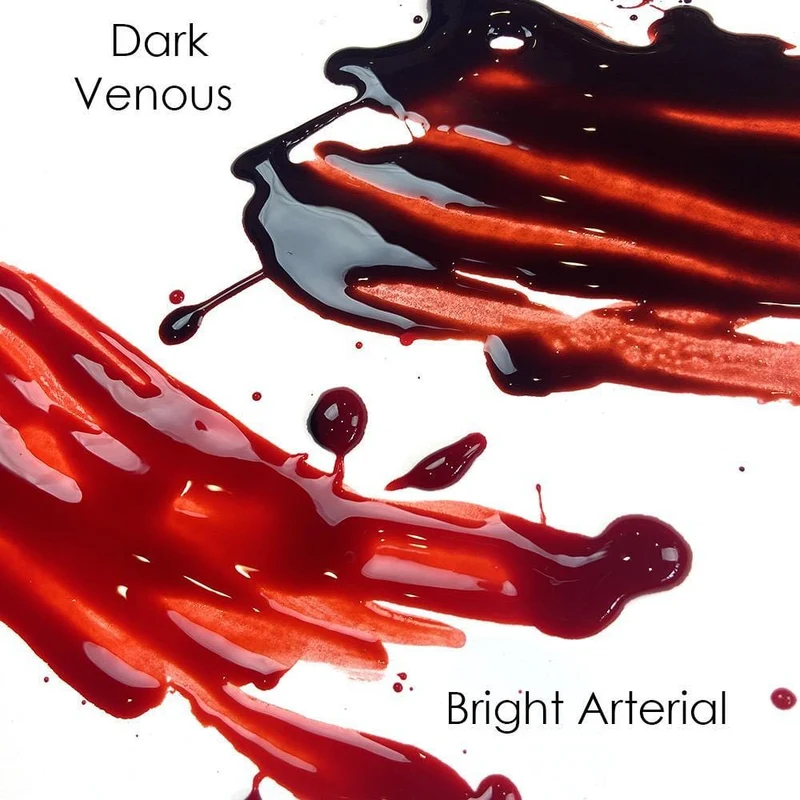 Mehron Dark red squirt blood bottle, 0.5 ounce