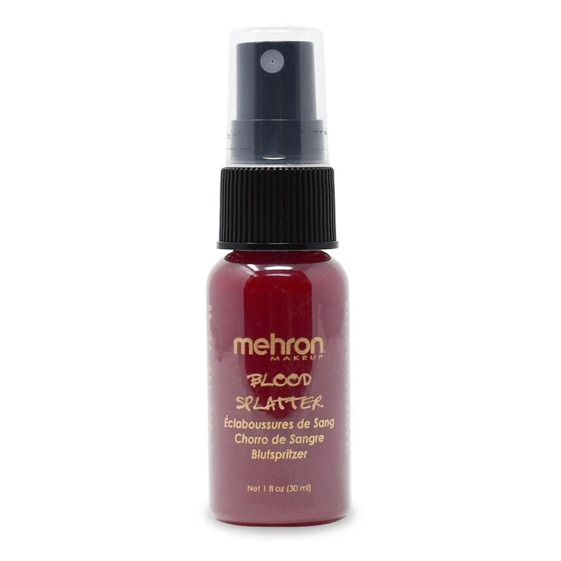 Mehron Blood splatter pump bottle, 1oz.