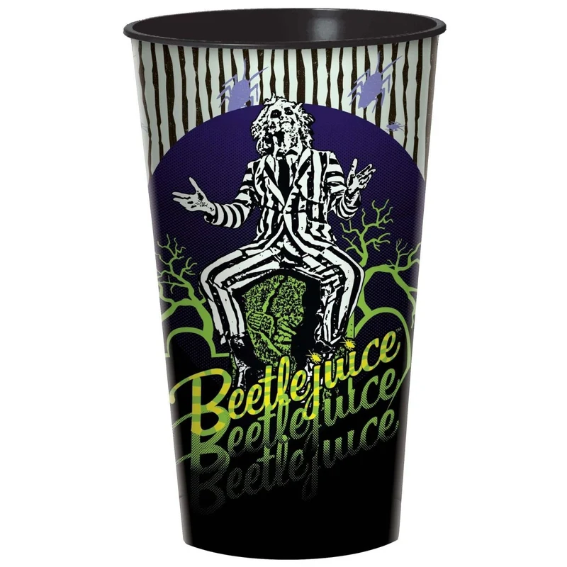 Beetlejuice Plastic Favour Cup, 32 Oz, 1 Count
