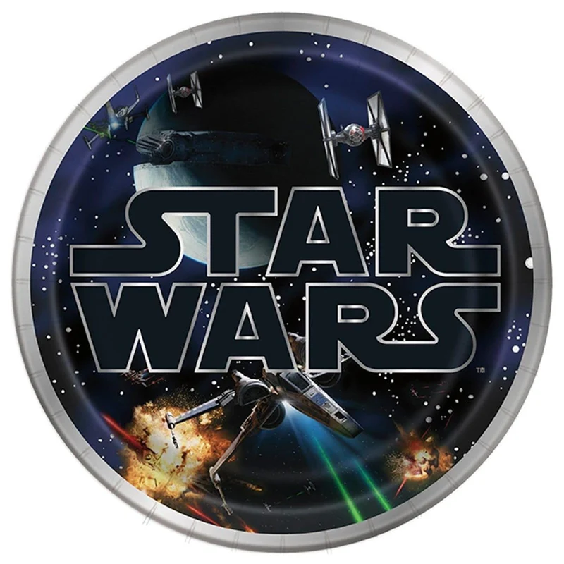 Star Wars Dinner Plates 9 inches, 8 per package