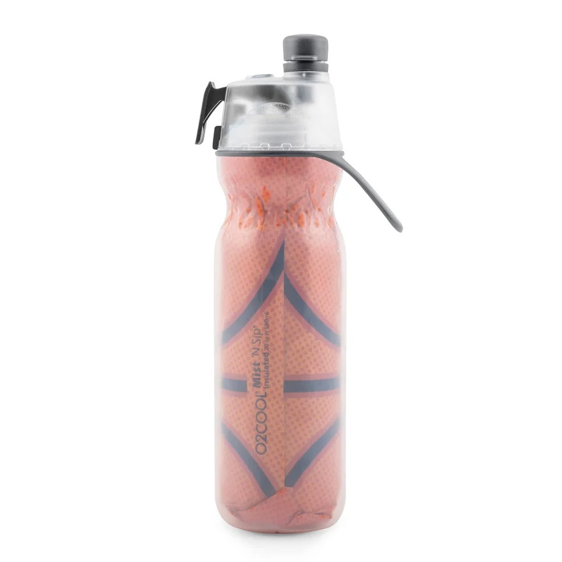 O2COOL Mist 'N Sip 20 oz Bottle Basketball