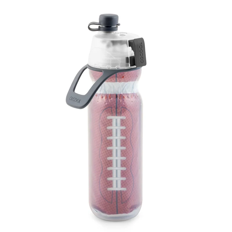 O2COOL Mist 'N Sip 20 oz Bottle Football