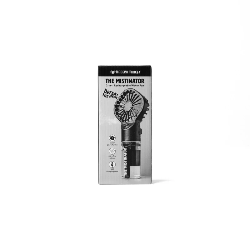 Modern Monkey The Mistinator 2-in-1 Rechargeable Water Fan