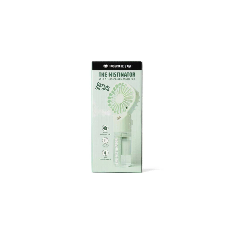 Modern Monkey The Mistinator 2-in-1 Rechargeable Water Fan